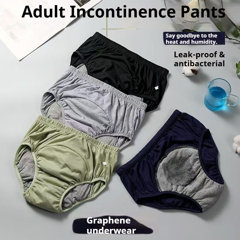 Boxer Brief Pack Cotton - Celana Popok Dewasa Antibakteri Graphene Anti