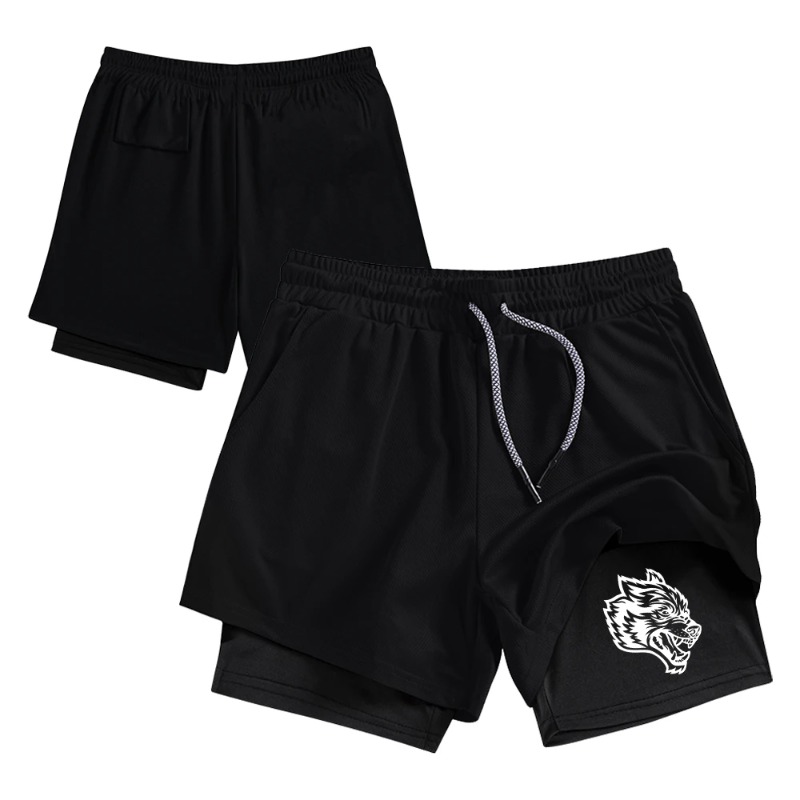 Compression Shorts Athletes - Celana Pendek Pria Streetwear Lapis Ganda