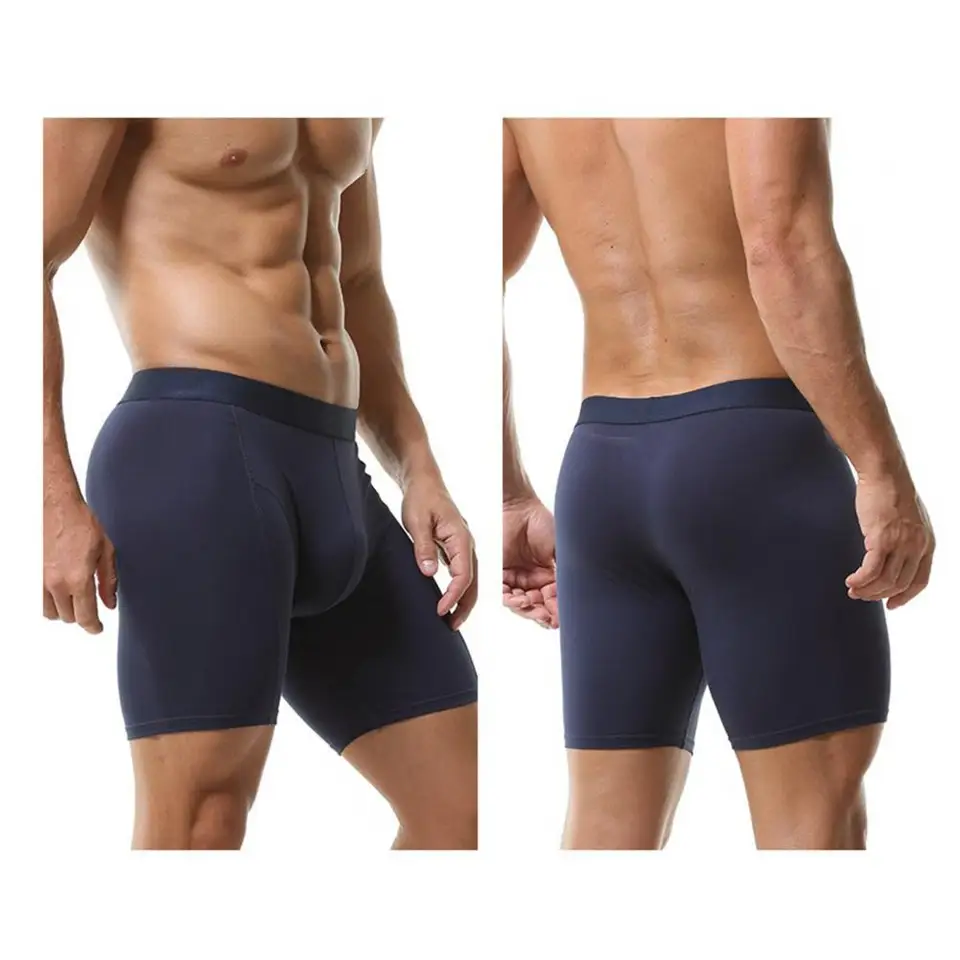 Long Leg Trunk Men - Celana Boxer Pria dengan Kantong Penyangga