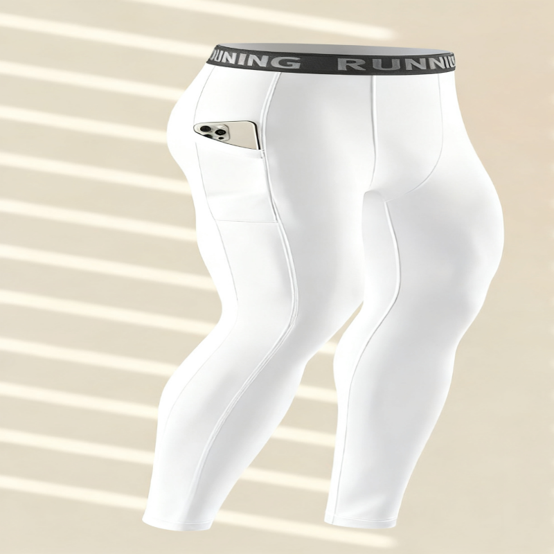 Compression Long Pant - Celana Ketat Lari Pria untuk Maraton