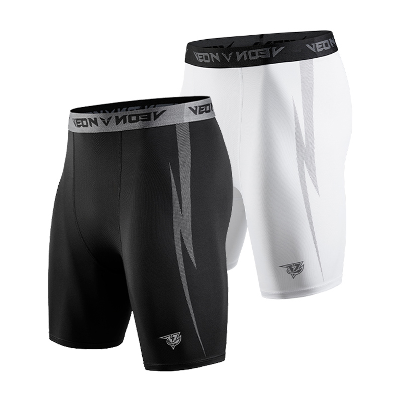 Compression Shorts Athletes - Celana pendek Atletik Pria, hitam kompresi