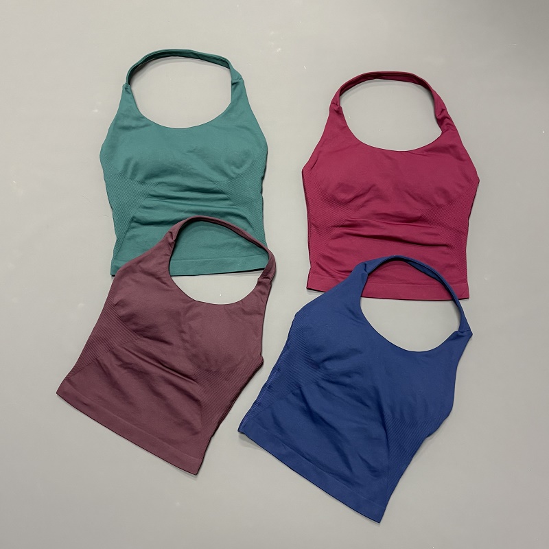 Suspender Tank Top - Atasan Olahraga Wanita Halter Neck Tanpa