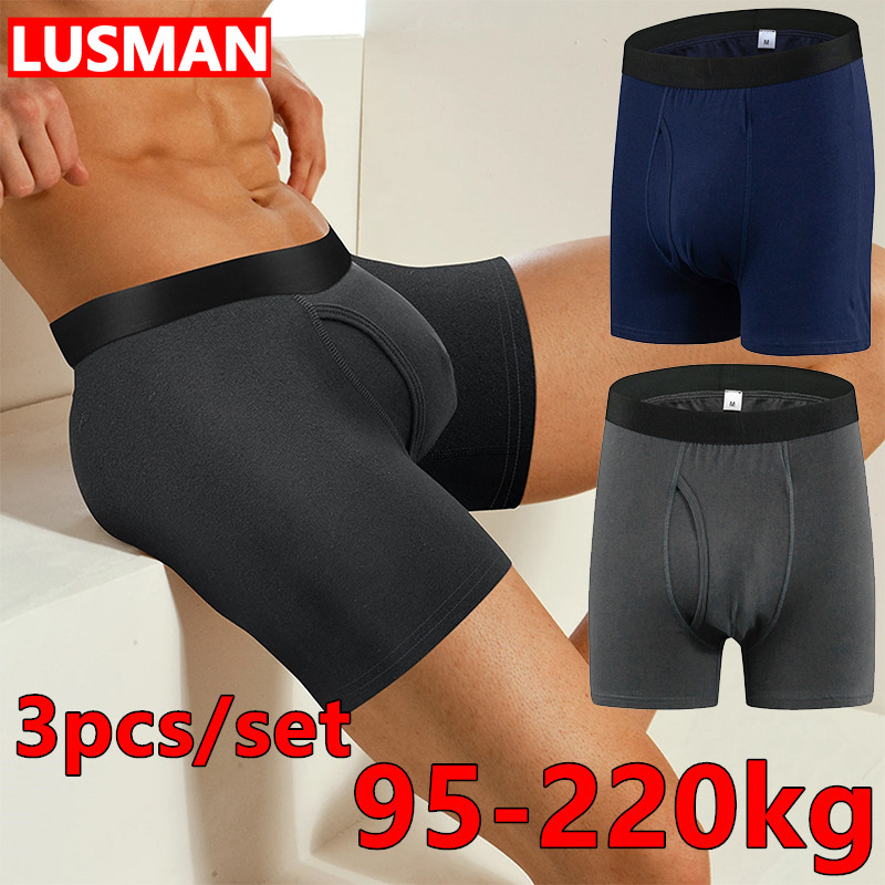 Boxer Brief Pack Cotton - 3 buah celana dalam boxer katun