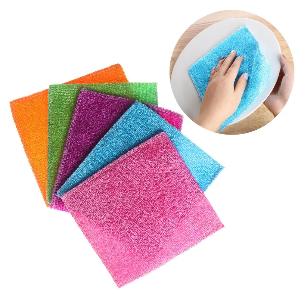 Bamboo Fiber Trunk - Kain pembersih Anti minyak, 1/5 buah