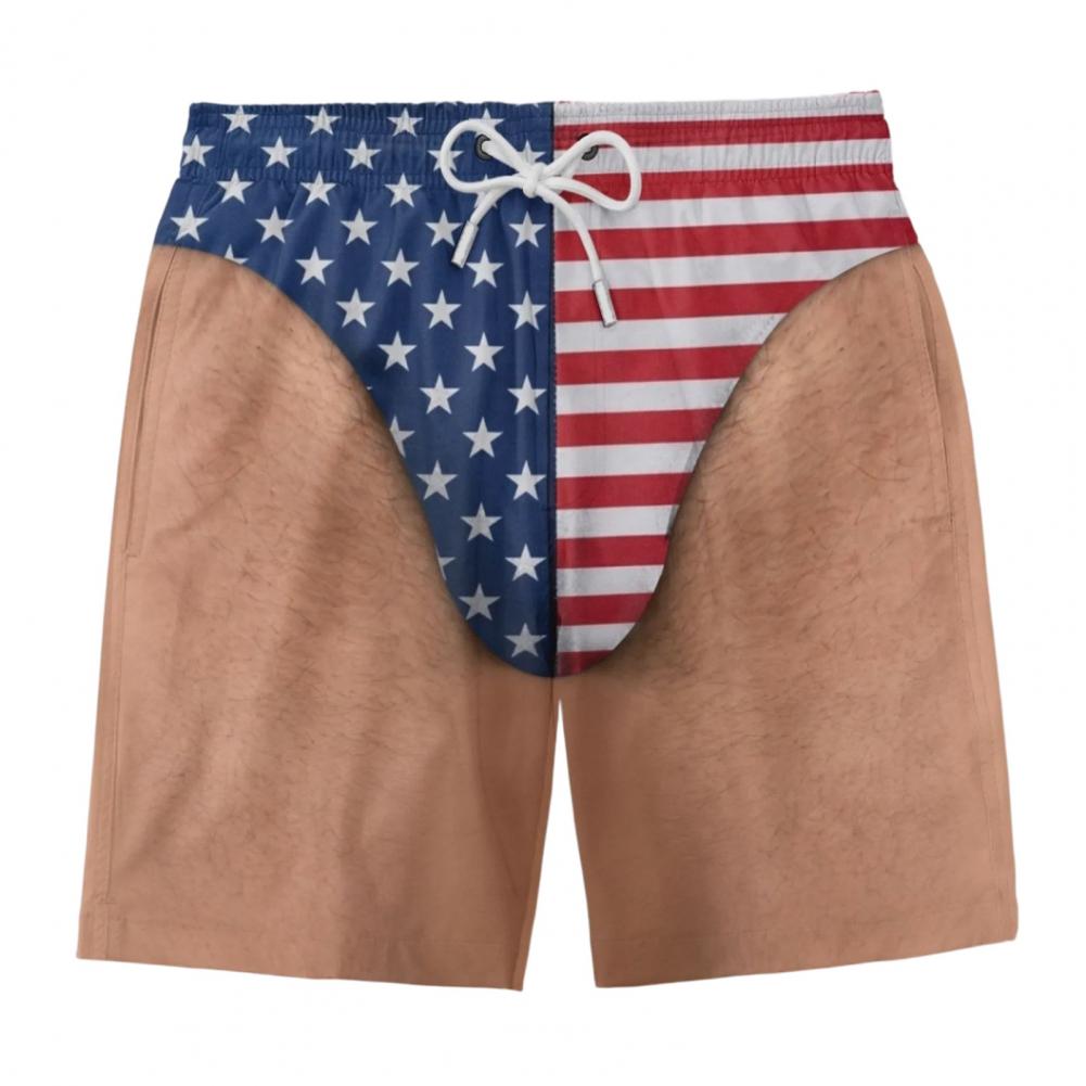 Celana Pendek Pantai Motif Ben - Bamboo Fiber Trunk ulasan dan harga