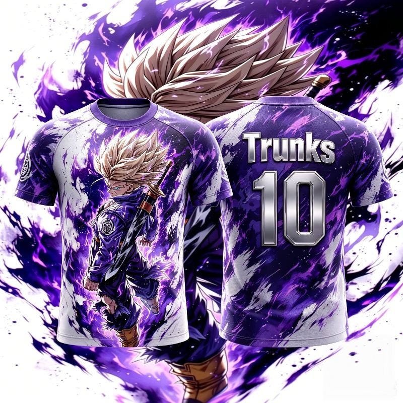 Jersey Cetak 3D Dragon Ball Tr - Trunk Breathable Men ulasan dan harga