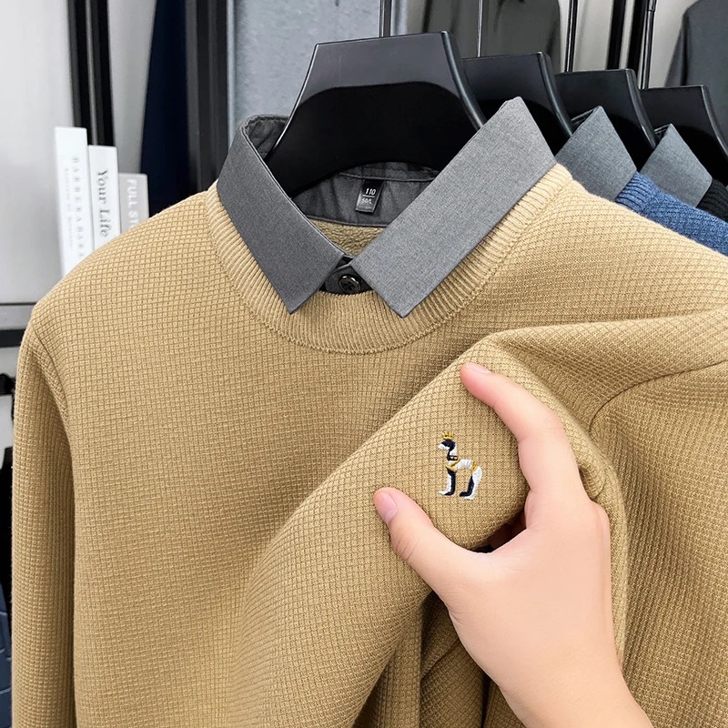 Sweater rajutan hangat kasual  - Thermal Long John ulasan dan harga
