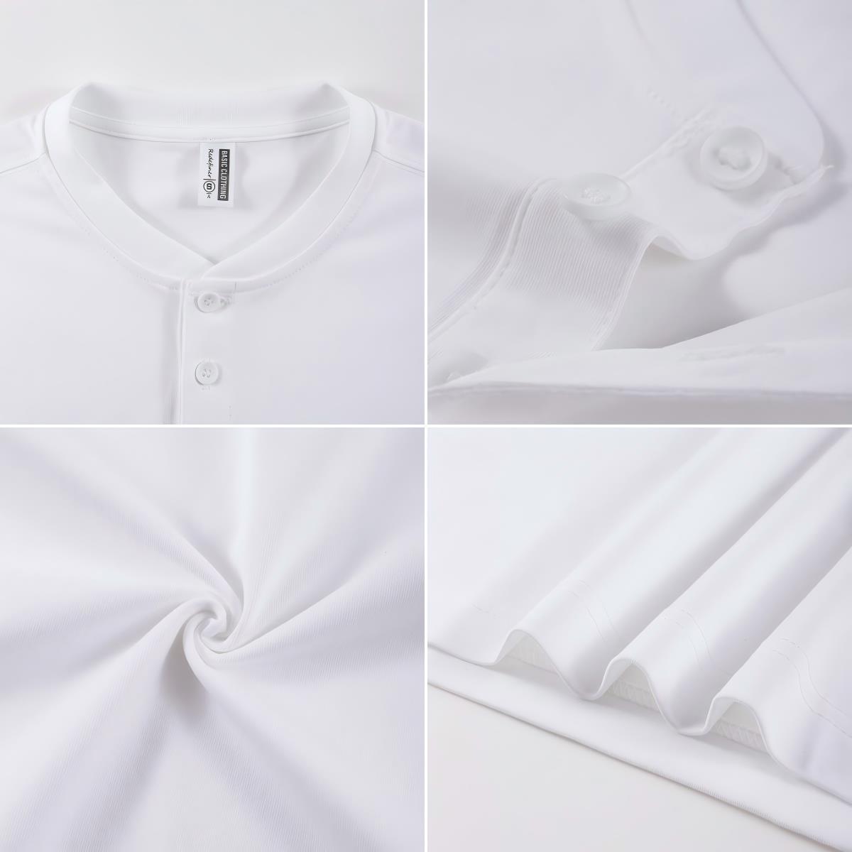 Kaos Henley Katun Solid BARU 2 - Undershirt Crew Neck ulasan dan harga