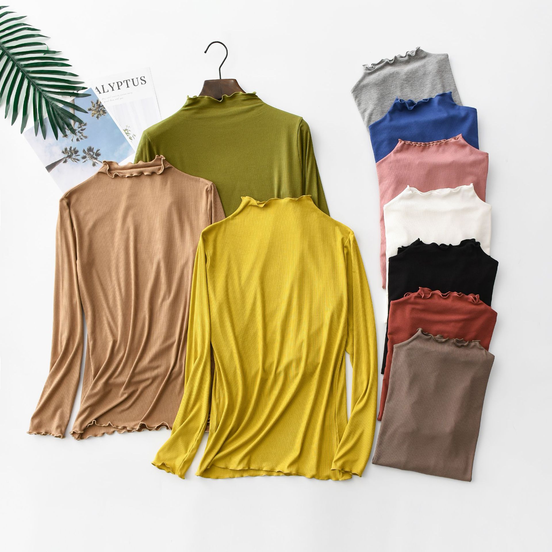 Kaus jamur pohon dapat dimakan - Undershirt Crew Neck ulasan dan harga