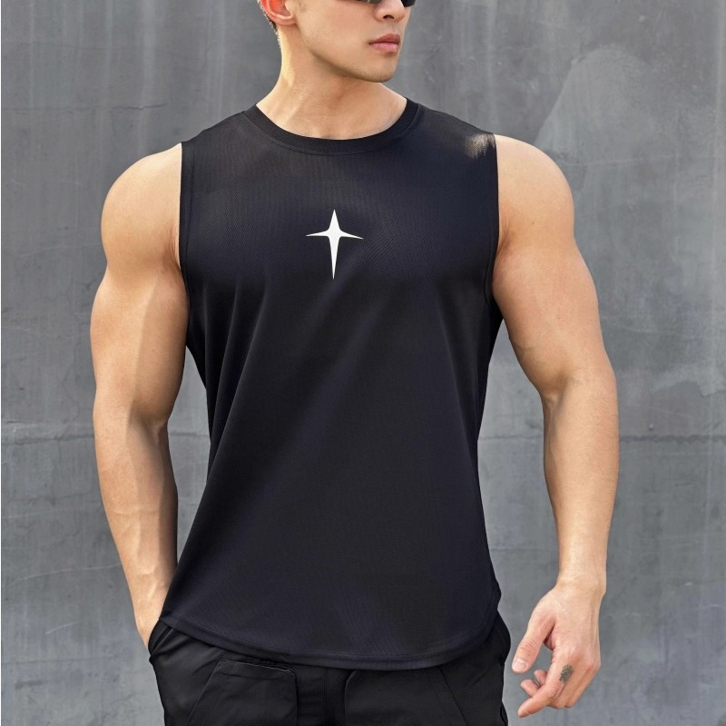 Rompi tanpa lengan musim panas - Undershirt Crew Neck ulasan dan harga