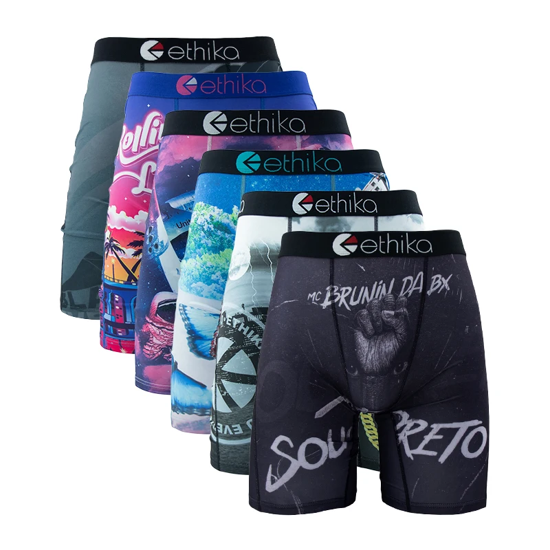 ETHIKA 6 Buah Celana Dalam Pri - Boxer Shorts Modal ulasan dan harga