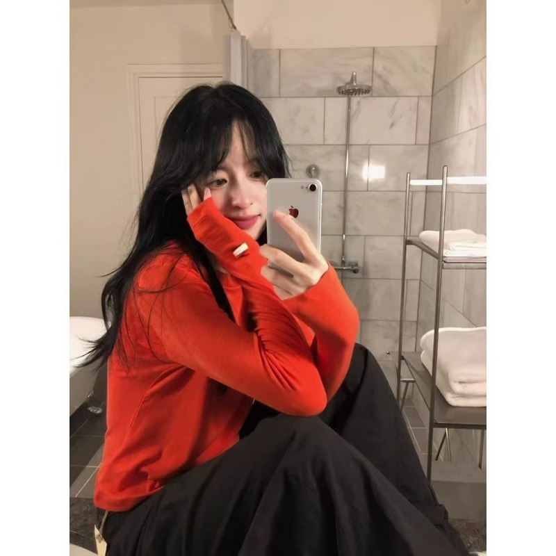 Atasan Wanita Kerah Bulat Leng - Undershirt Crew Neck ulasan dan harga
