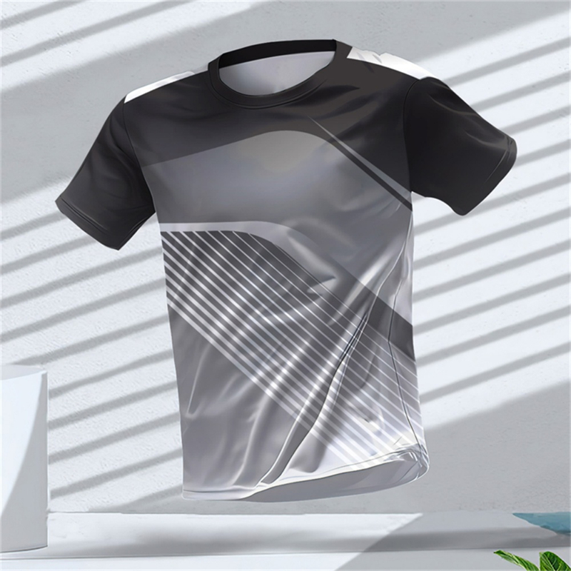 Kaus Olahraga Pria Lengan Pend - T Shirt Tight Fit ulasan dan harga