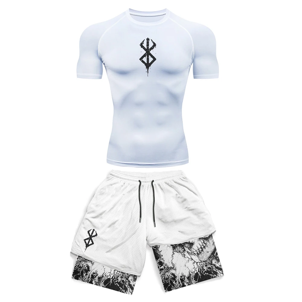 Set pakaian kompresi pria moti - Compression Shorts Athletes ulasan dan harga