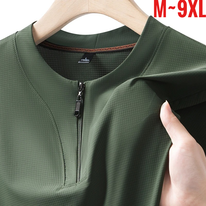 Kaos Henley Pria Ukuran Besar  - T Shirt Tight Fit ulasan dan harga