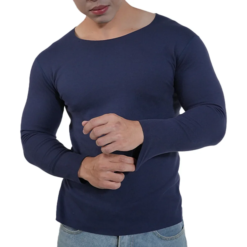 Pakaian Dalam Termal Pria Keme - Undershirt Crew Neck ulasan dan harga