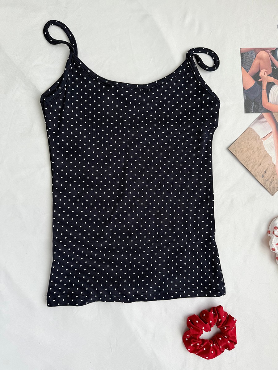 Set Celana Pendek Bergaris Nav - Tank Top Ribbed ulasan dan harga