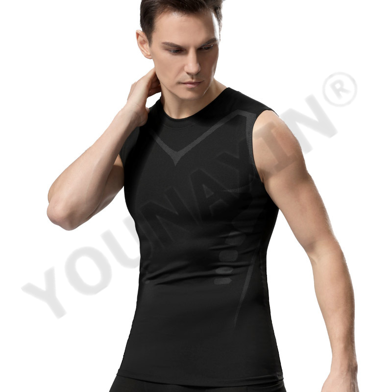 3 Buah Kaus Tanpa Lengan Pria  - T Shirt Tight Fit ulasan dan harga