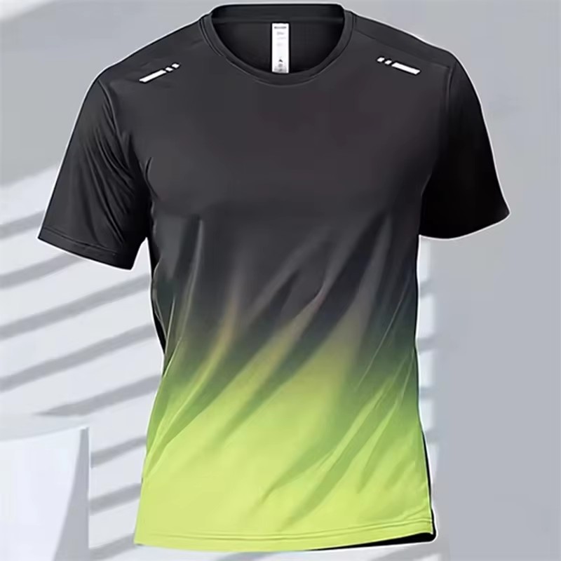 CHRLCK Kaus Lari Pria Cepat Ke - T Shirt Tight Fit ulasan dan harga