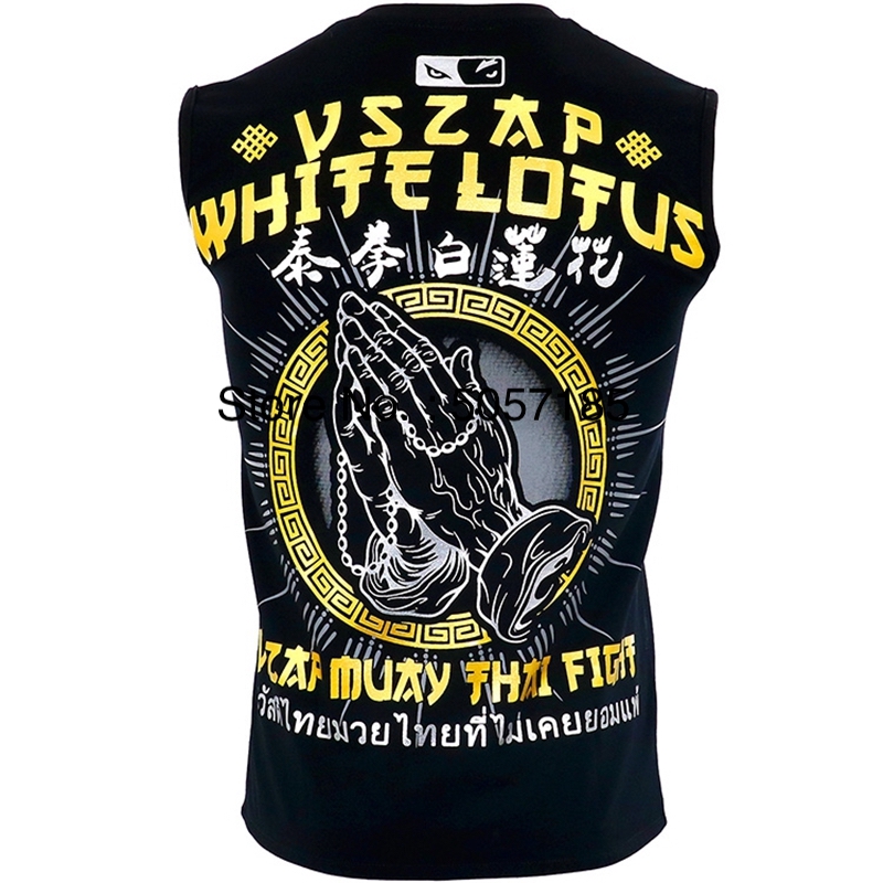 VSZAP Tank Top Singlet Muay Th - Sleeveless Undershirt ulasan dan harga